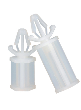 开孔4mmPC板尼龙隔离线路板塑料间隔柱推入卡扣式支架支撑固定柱