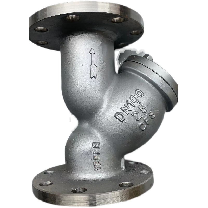 不锈钢Y型过滤器 GL41W-25P 304法兰过滤器 25公斤DN15 50 80 100