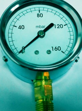微压膜盒压力计 ye60 ye-60 0~160mbar 膜盒表 直经65mm 径向