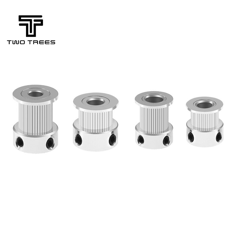 3D打印机2GT同步轮 16/20齿传动皮带轮 gt2步进电机铝合金主动轮