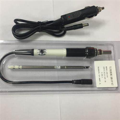 T12焊台电烙铁DC12-24V直流供电速热调温恒温铬铁家用外修套件