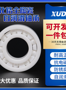 XUNDAZC 氧化锆陶瓷轴承6206CE内径30 外径62 厚度16 精密高速