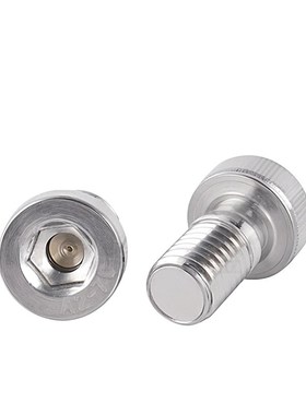 304不锈钢带导向孔杯头内六角螺丝DIN6912薄头圆柱头螺栓M5M6M810