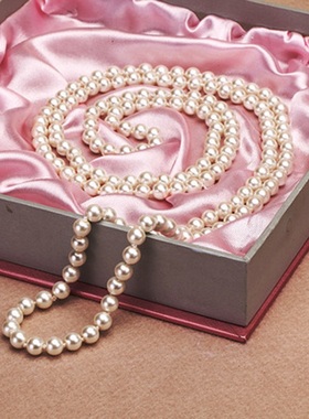 韩版气质多圈珍珠项链女式长款多层打结毛衣链旗袍百搭时尚项饰品