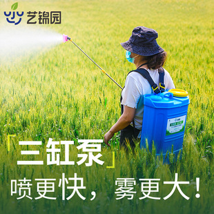 三缸泵高压12v新式 电动喷雾器背负式 农用锂电池T果园果树打农药机