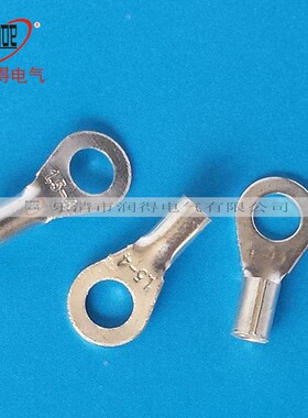 OT25-c8圆形裸端子 冷压端子 铜鼻子铜端子 铜接头线耳 200只紫铜