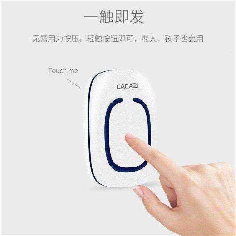 可视门铃家用无线免打孔遥控门玲B对讲叫铃床头耐磨直流电智能通