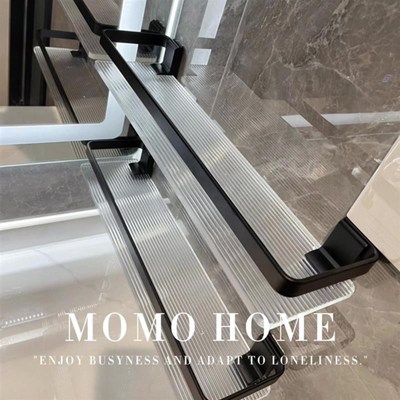 浴室置物架亚克力洗脸洗漱台毛巾免打孔收纳架子卫生X间洗手间壁