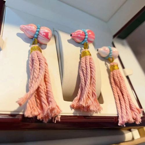 漂漆葫芦流苏diy配件手工编织手绳项链文玩佛珠手串配饰品隔配珠