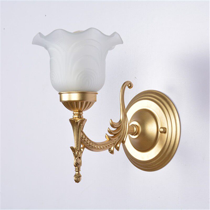 欧式田园铁艺壁灯客厅餐厅卧室阳台楼梯间过道美式复古灯具