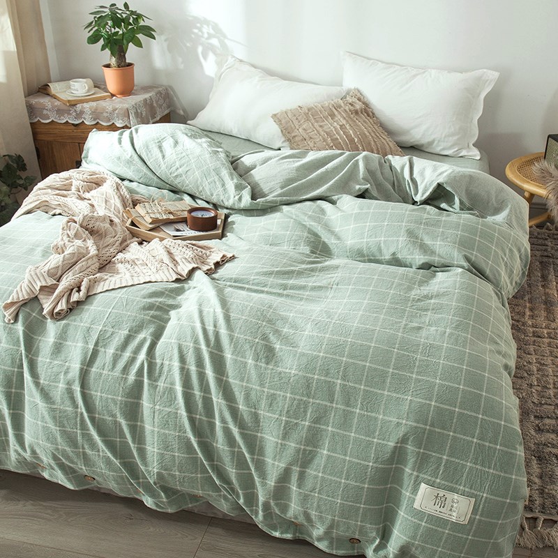 定做订制全棉纯棉棉麻风被套被罩150*180*200*210*215*220Y*230cm