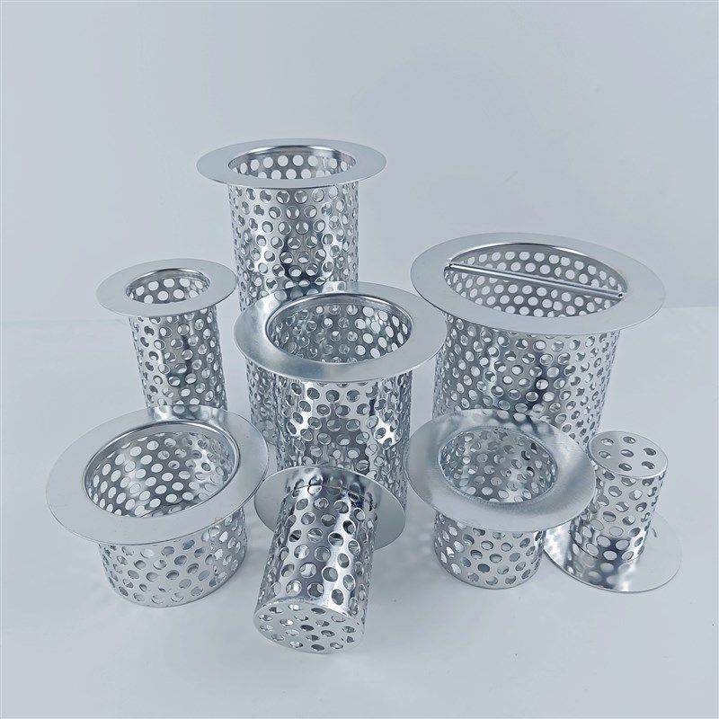 304不锈钢下水管道75过滤网卫生间天F台屋顶圆形110地漏防鼠堵网