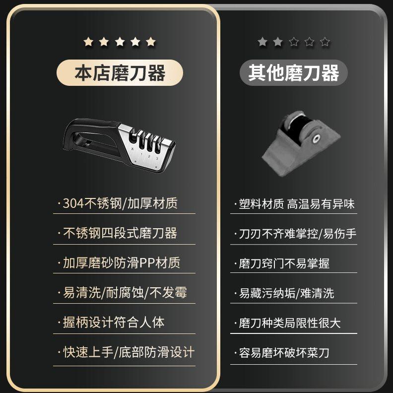 钻菲乐磨刀神器磨刀器厨房刀具手动磨刀磨剪刀家用快速磨刀石菜刀
