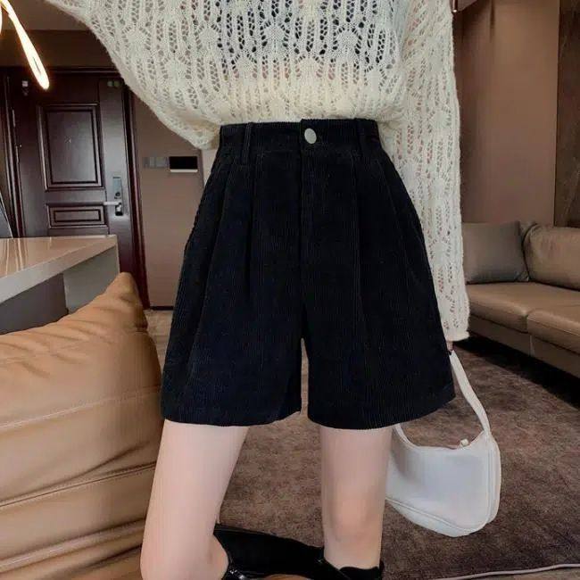 高腰大码阔脚裤靴裤休闲秋冬小个子女短裤2022打底胖mm灯芯绒百搭,女装/女士精品,大码裤装,淘宝优惠券,粉丝福利购,淘宝优惠卷