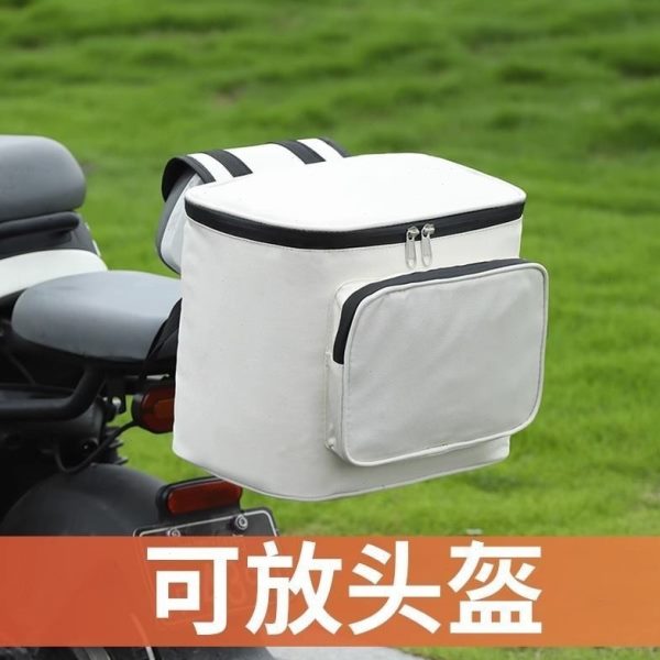 九电瓶尾包小牛号电动车后座包储物雨衣收纳箱防水摩托车尾包爱玛