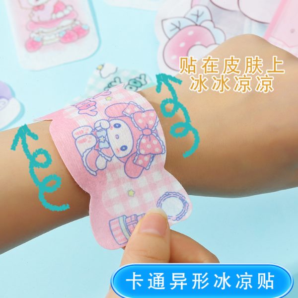 学生夏季军训防暑神器异形热卡通冰贴冷敷退物理降温贴冰凉贴清凉