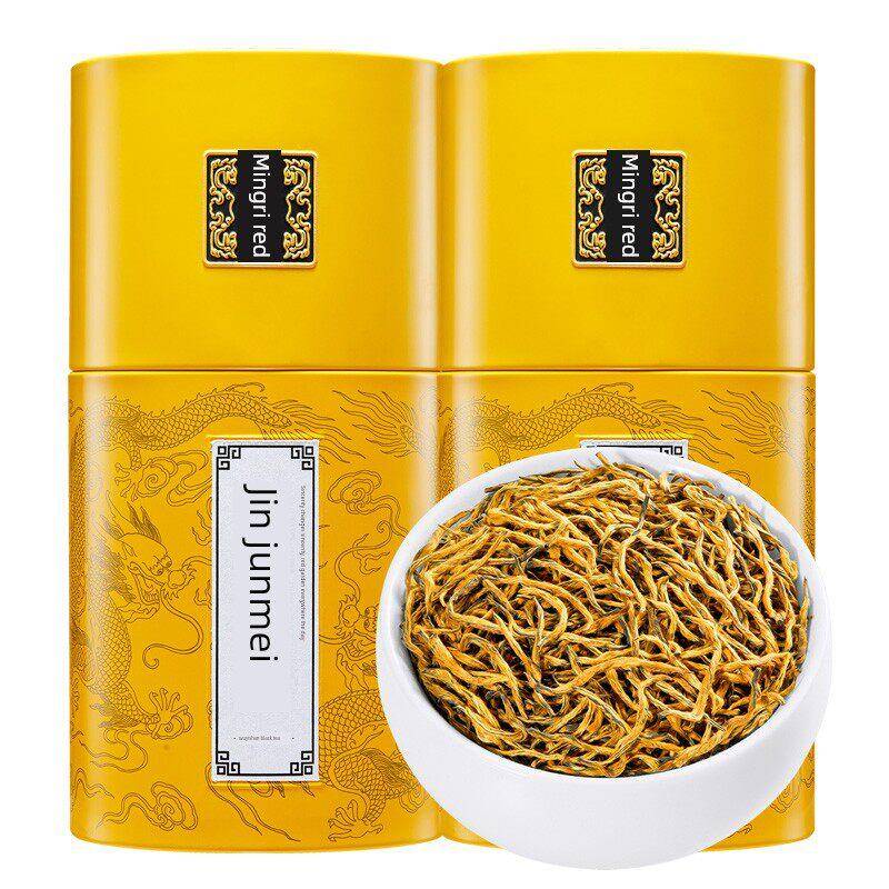 新茶金骏眉红茶正宗浓香型武夷山金俊眉茶叶全黄芽尖散装罐装500g