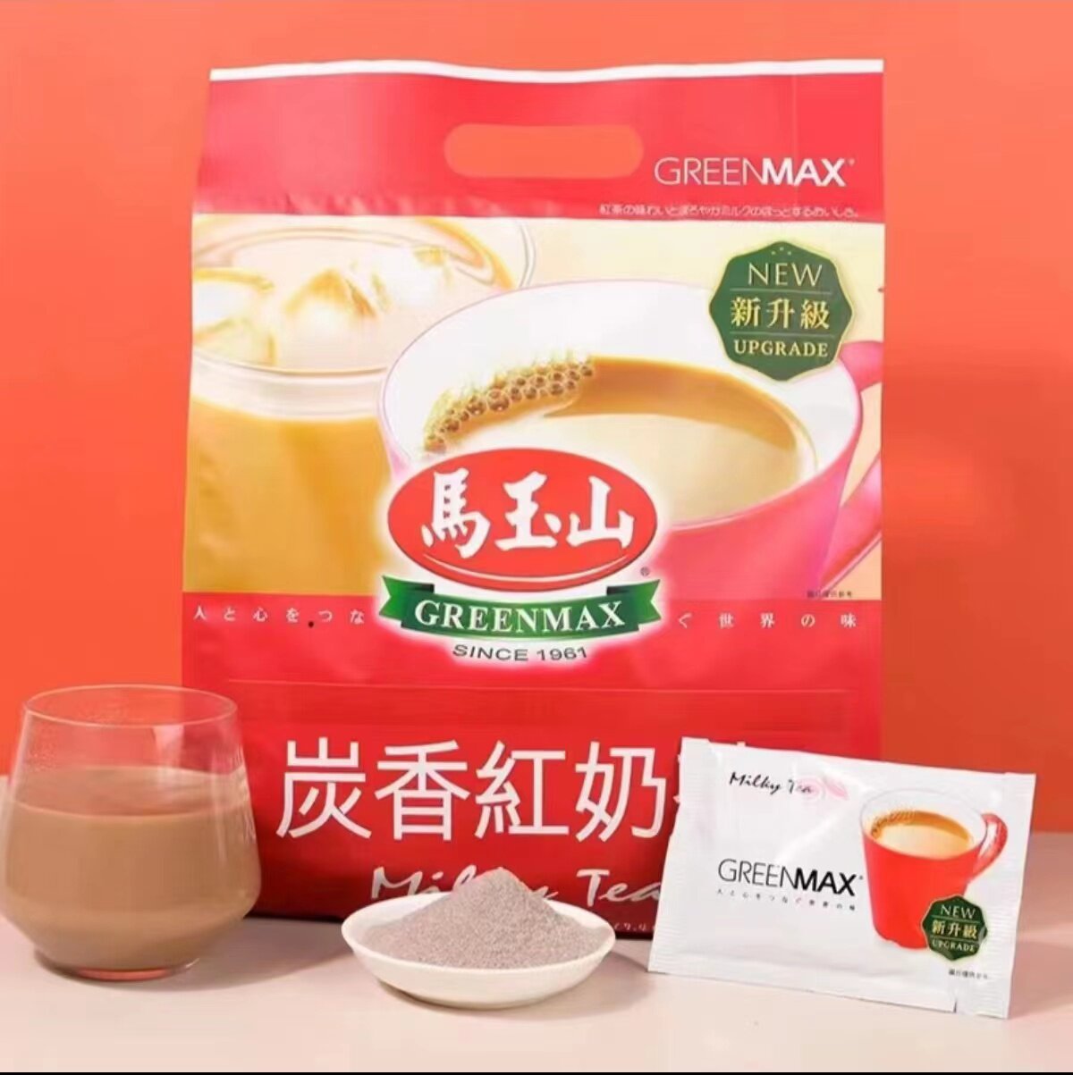 台湾奶茶冲饮马玉山炭香红