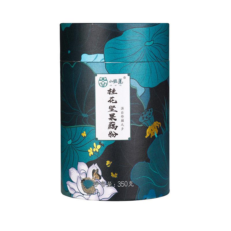 小蛙莲桂花坚果藕粉350g罐装冲泡即食莲藕粉羹营养早餐代餐包邮
