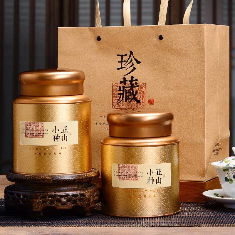 新茶一级花蜜香红茶浓香型武夷红茶桐木关正山小种500g罐装