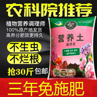 营养土养花通用型家用专用种花土栽培基质椰土种植土有机营养土