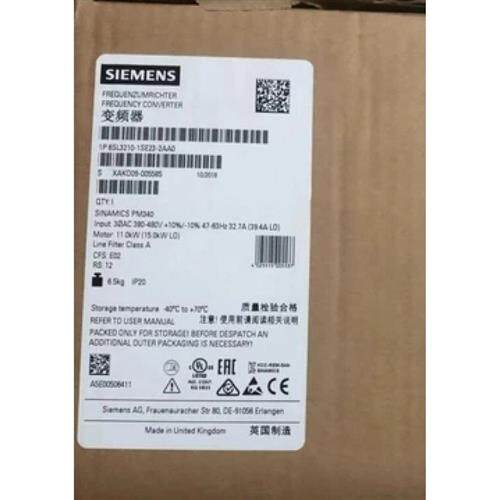 议价西门子6SL3210-1SE23-2AA0原装S120 变频器3AC 32A(15kW)功率