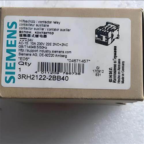 议价西门子电机接触器式继电器3RH2122-2BB40辅助接触器3RH21222B