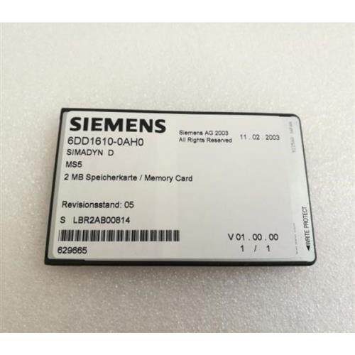 议价西门子SIMADYN D存储卡MS5 32位6DD1610-0AH0/OAHO 内存8KByt