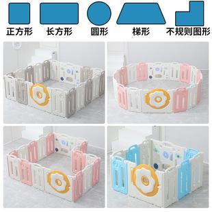 婴栏宝垫爬行围74612栏一体宝儿童家护用内折叠室防儿地上游戏全