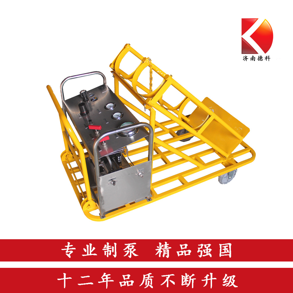 德科气动增压系统空气驱动耐用测试设备气体增压泵电脑控制输出