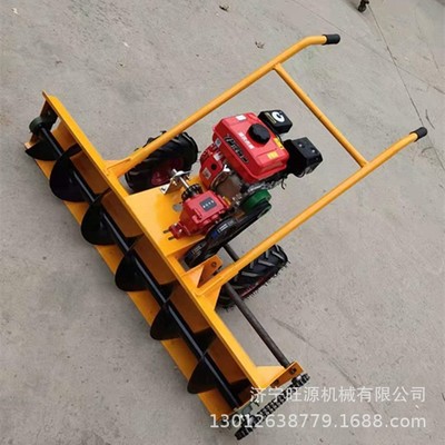 手推式汽油除雪机 自走式马路清理推雪机 公园小区扫雪机