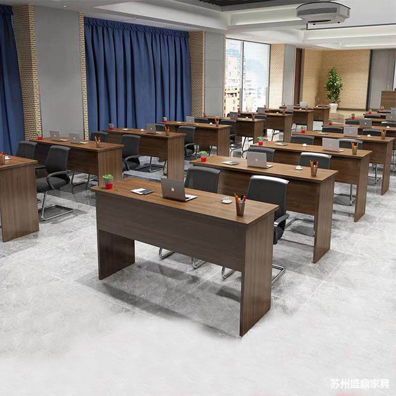 办公家具职员培训会议桌长桌校园学生课桌椅组合双人条形桌洽谈桌