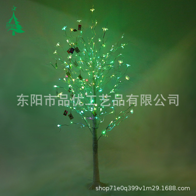 150CM亚马逊LED枯枝树仿真树节日装饰人造树源头工厂