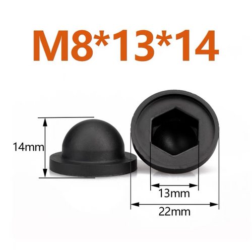 六角螺栓螺母保护帽 六角螺栓螺母胶壳 尼龙保护帽 螺母盖帽