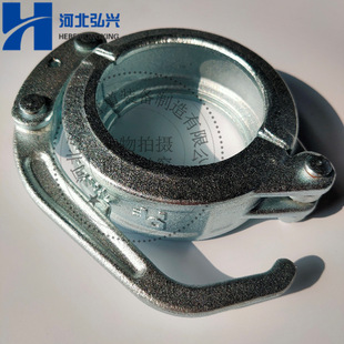 管卡 压把式 DN125锻造快速管卡 130bar镀锌快速管卡