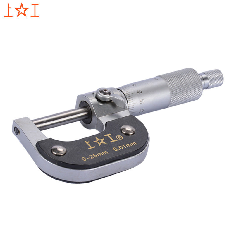 上海上工外径千分尺 分厘卡 千分尺 机械千分尺0-25mm分度值0.01