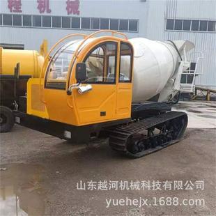 履带混凝土罐车定制2方全地形混凝土自动卸料履带混凝土搅拌车