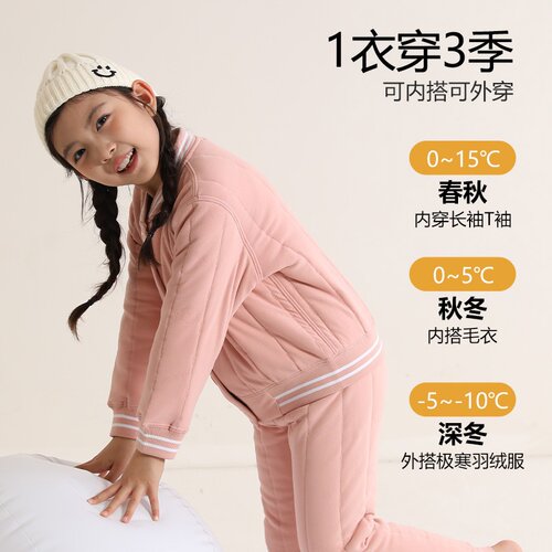 2025秋冬新款儿童羊毛保暖打底裤中大童加厚神器内穿棉裤柔软舒适