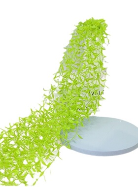 2026绿植装饰壁挂艺术过江龙仿真柳叶藤条绿色装饰挂饰新房客厅