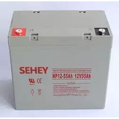 SEHEY蓄电池12V55AH/NPG55-12免维护直流屏UPS EPS电源用电瓶