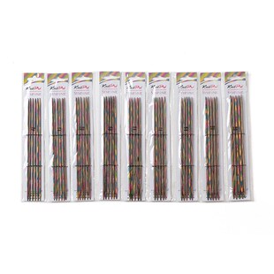 SYMFONIE20厘米短棒针彩色桦木棒针