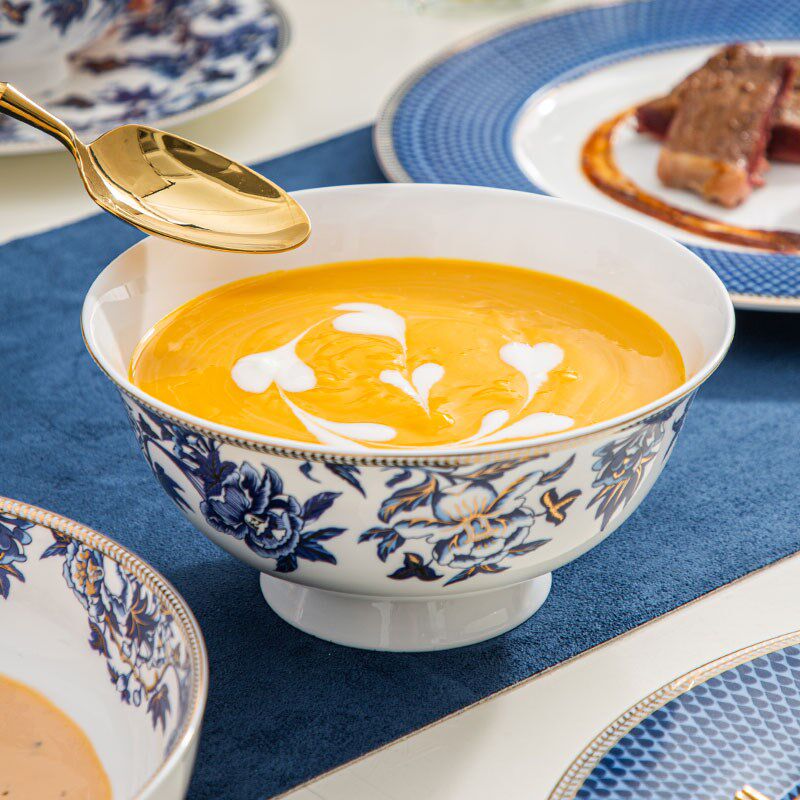 碗盘餐具套装饭碗面碗高级感骨瓷精致高档家用欧式单个陶瓷碗新款