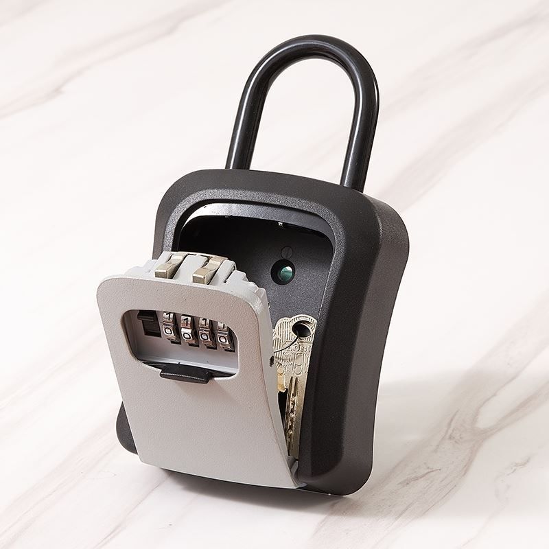 密码盒子装钥匙手提金属小钱箱带锁收银箱迷你保险箱收纳门口放藏,基础建材,挂锁/指纹挂锁,淘宝优惠券,粉丝福利购,淘宝优惠卷
