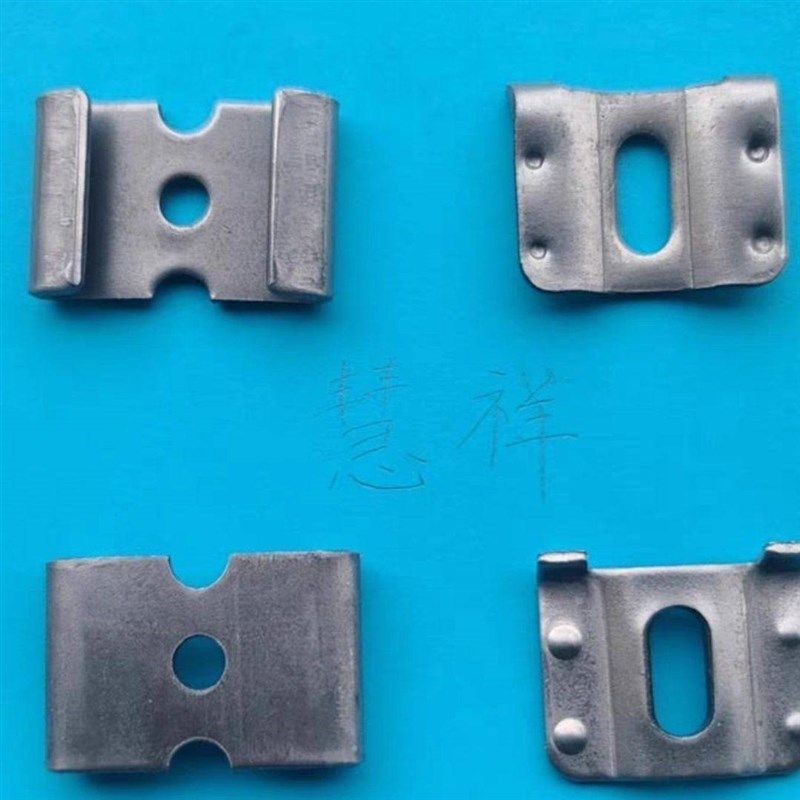 钢架连接片卡扣连接扣件子母扣方管连接扣五金家具配件连接插片