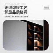 极简65 客厅不锈钢电视壁龛嵌入式 100寸卫生间浴室装 饰定z