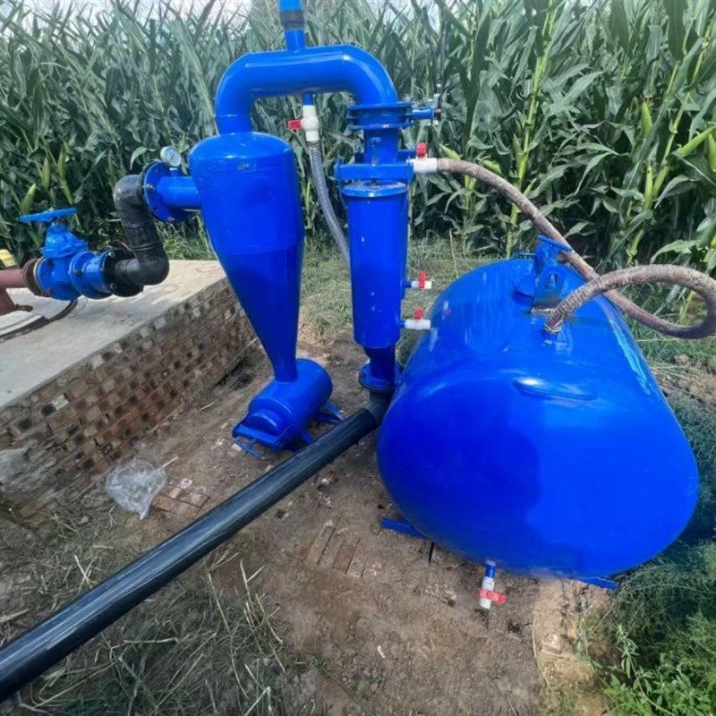 离心网式过滤器 水肥一体化过滤设备 农用滴灌微喷泥沙砂石过滤器