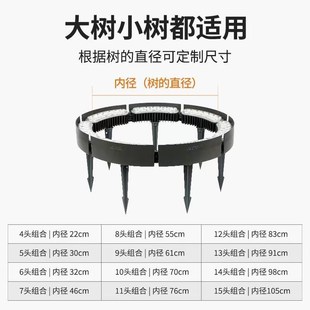 LED抱树灯48W抱柱灯户外防水环形瓦楞抱箍射灯景观园林七彩RGB光