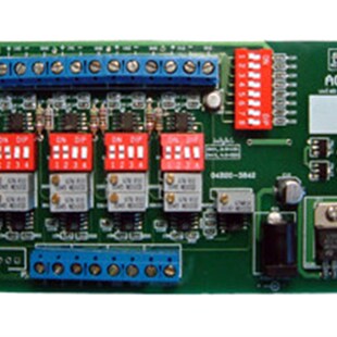 双诺 AC110 电压小信号放大板卡 4路100500倍放大器 变送模块