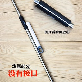 平板拖把杆杆加厚配件大全替换卖懒人拖把把拖布杆通用墩布棍