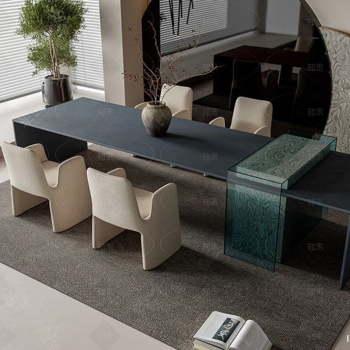 意式轻奢风新中式实木茶桌椅组合现代简约茶室茶台泡茶桌家具定制